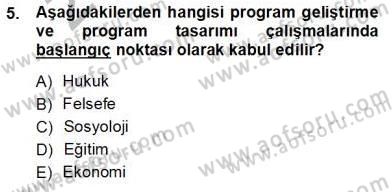 Öğretim İlke Ve Yöntemleri Dersi Ara Sınavı Deneme Sınav Soruları 5. Soru