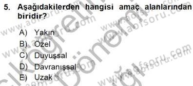 Öğretim İlke Ve Yöntemleri Dersi Ara Sınavı Deneme Sınav Soruları 5. Soru