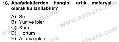 Özel Öğretim Yöntemleri 2 Dersi 2012 - 2013 Yılı (Vize) Ara Sınav Soruları 16. Soru
