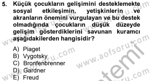 Özel Öğretim Yöntemleri 2 Dersi 2012 - 2013 Yılı (Final) Dönem Sonu Sınav Soruları 5. Soru