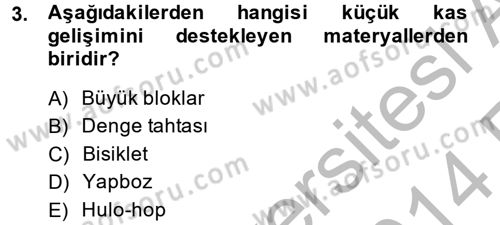 Özel Öğretim Yöntemleri 2 Dersi 2013 - 2014 Yılı (Vize) Ara Sınav Soruları 3. Soru