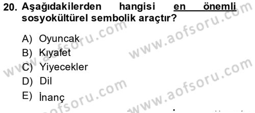 Özel Öğretim Yöntemleri 2 Dersi 2014 - 2015 Yılı (Vize) Ara Sınav Soruları 20. Soru