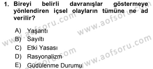 Özel Öğretim Yöntemleri 2 Dersi 2016 - 2017 Yılı (Vize) Ara Sınav Soruları 1. Soru