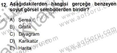 Okulöncesinde Öğretim Teknolojileri Ve Materyal Tasarımı Dersi 2014 - 2015 Yılı (Vize) Ara Sınavı 12. Soru