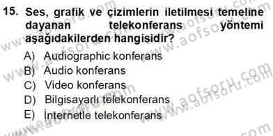 Okulöncesinde Öğretim Teknolojisi Ve Materyal Tasarımı Dersi Ara Sınavı Deneme Sınav Soruları 15. Soru