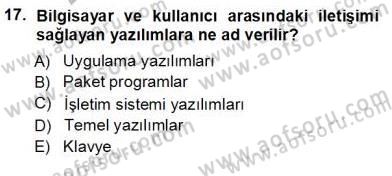 Okulöncesinde Öğretim Teknolojisi Ve Materyal Tasarımı Dersi Ara Sınavı Deneme Sınav Soruları 17. Soru