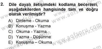 Okulöncesinde Öğretim Teknolojisi Ve Materyal Tasarımı Dersi Ara Sınavı Deneme Sınav Soruları 2. Soru