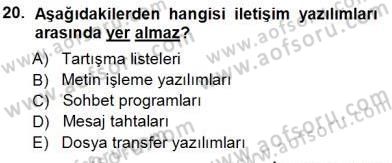 Okulöncesinde Öğretim Teknolojisi Ve Materyal Tasarımı Dersi Ara Sınavı Deneme Sınav Soruları 20. Soru