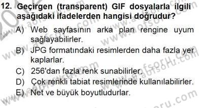 Okulöncesinde Öğretim Teknolojisi Ve Materyal Tasarımı Dersi 2012 - 2013 Yılı (Final) Dönem Sonu Sınav Soruları 12. Soru
