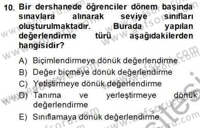 Okulöncesinde Öğretim Teknolojisi Ve Materyal Tasarımı Dersi 2013 - 2014 Yılı (Final) Dönem Sonu Sınav Soruları 10. Soru