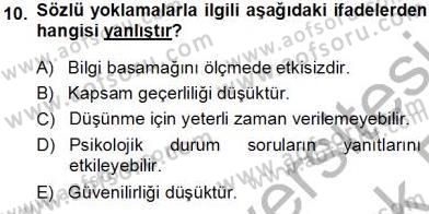 Okulöncesinde Öğretim Teknolojisi Ve Materyal Tasarımı Dersi 2013 - 2014 Yılı Tek Ders Sınav Soruları 10. Soru