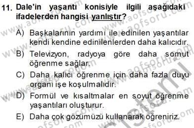 Okulöncesinde Öğretim Teknolojisi Ve Materyal Tasarımı Dersi Ara Sınavı Deneme Sınav Soruları 11. Soru