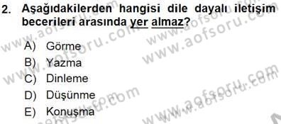 Okulöncesinde Öğretim Teknolojisi Ve Materyal Tasarımı Dersi 2015 - 2016 Yılı (Vize) Ara Sınav Soruları 2. Soru