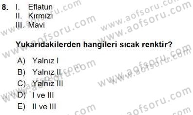 Okulöncesinde Öğretim Teknolojisi Ve Materyal Tasarımı Dersi Ara Sınavı Deneme Sınav Soruları 8. Soru