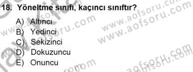 Rehberlik Dersi 2014 - 2015 Yılı (Vize) Ara Sınav Soruları 18. Soru