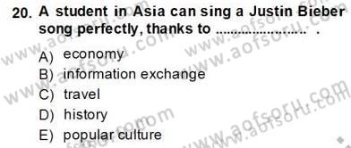 Özel Öğretim Yöntemleri Dersi 2013 - 2014 Yılı (Vize) Ara Sınav Soruları 20. Soru