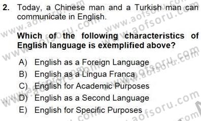 Özel Öğretim Yöntemleri Dersi 2015 - 2016 Yılı (Vize) Ara Sınav Soruları 2. Soru