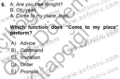 Özel Öğretim Yöntemleri Dersi 2015 - 2016 Yılı (Vize) Ara Sınav Soruları 6. Soru