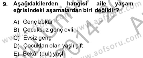 Perakendeciliğe Giriş Dersi 2014 - 2015 Yılı (Vize) Ara Sınav Soruları 9. Soru