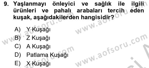 Perakendeciliğe Giriş Dersi 2016 - 2017 Yılı (Vize) Ara Sınavı 9. Soru