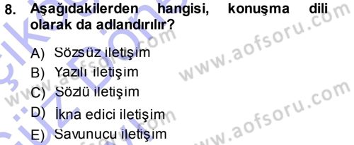 Perakendecilikte Müşteri İlişkileri Yönetimi Dersi 2013 - 2014 Yılı (Vize) Ara Sınav Soruları 8. Soru