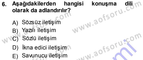 Perakendecilikte Müşteri İlişkileri Yönetimi Dersi 2014 - 2015 Yılı (Vize) Ara Sınav Soruları 6. Soru