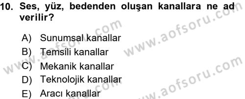 Perakendecilikte Müşteri İlişkileri Yönetimi Dersi 2015 - 2016 Yılı (Vize) Ara Sınav Soruları 10. Soru