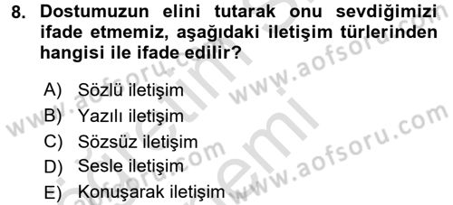 Perakendecilikte Müşteri İlişkileri Yönetimi Dersi Ara Sınavı Deneme Sınav Soruları 8. Soru