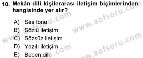 Perakendecilikte Müşteri İlişkileri Yönetimi Dersi 2017 - 2018 Yılı (Vize) Ara Sınavı 10. Soru