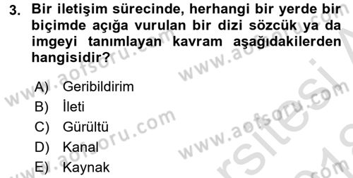 Perakendecilikte Müşteri İlişkileri Yönetimi Dersi 2017 - 2018 Yılı (Vize) Ara Sınav Soruları 3. Soru