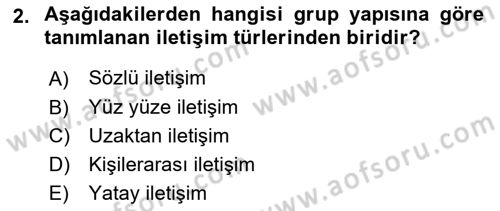 Perakendecilikte Müşteri İlişkileri Yönetimi Dersi 2021 - 2022 Yılı (Final) Dönem Sonu Sınav Soruları 2. Soru