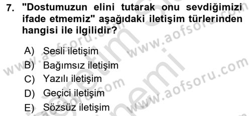 Perakendecilikte Müşteri İlişkileri Yönetimi Dersi 2022 - 2023 Yılı (Vize) Ara Sınav Soruları 7. Soru