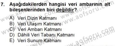 E-Perakendecilik Dersi 2012 - 2013 Yılı (Final) Dönem Sonu Sınav Soruları 7. Soru