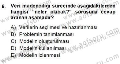 E-Perakendecilik Dersi 2014 - 2015 Yılı (Final) Dönem Sonu Sınav Soruları 6. Soru