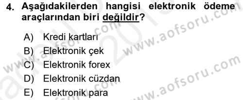 E-Perakendecilik Dersi 2015 - 2016 Yılı (Vize) Ara Sınav Soruları 4. Soru