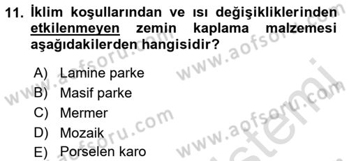 Mağaza Atmosferi Dersi 2019 - 2020 Yılı (Vize) Ara Sınav Soruları 11. Soru