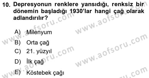 Mağaza Atmosferi Dersi 2023 - 2024 Yılı (Final) Dönem Sonu Sınavı 10. Soru