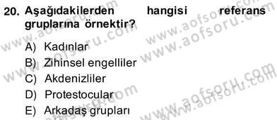 Organizasyonlarda Davranış Dersi Ara Sınavı Deneme Sınav Soruları 20. Soru
