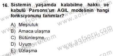 Organizasyonlarda Davranış Dersi 2013 - 2014 Yılı (Final) Dönem Sonu Sınav Soruları 16. Soru