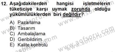 Organizasyonlarda Davranış Dersi 2013 - 2014 Yılı Tek Ders Sınav Soruları 12. Soru