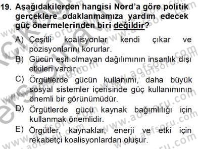 Organizasyonlarda Davranış Dersi 2013 - 2014 Yılı Tek Ders Sınav Soruları 19. Soru
