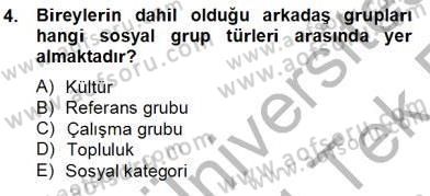 Organizasyonlarda Davranış Dersi 2013 - 2014 Yılı Tek Ders Sınav Soruları 4. Soru