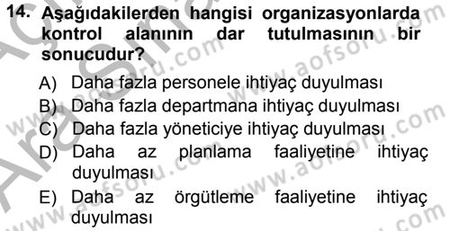 Perakende Yönetimi Dersi 2012 - 2013 Yılı (Vize) Ara Sınav Soruları 14. Soru
