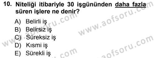 Perakende Yönetimi Dersi 2012 - 2013 Yılı (Final) Dönem Sonu Sınav Soruları 10. Soru