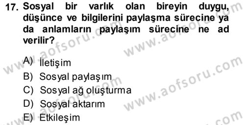 Perakende Yönetimi Dersi 2013 - 2014 Yılı (Final) Dönem Sonu Sınav Soruları 17. Soru