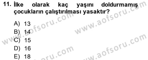 Perakende Yönetimi Dersi 2014 - 2015 Yılı (Final) Dönem Sonu Sınav Soruları 11. Soru
