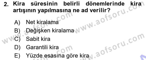 Perakende Yönetimi Dersi 2015 - 2016 Yılı (Final) Dönem Sonu Sınav Soruları 2. Soru