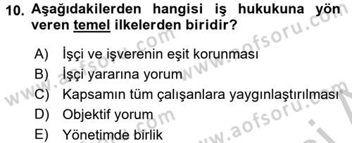 Perakende Yönetimi Dersi 2016 - 2017 Yılı 3 Ders Sınav Soruları 10. Soru