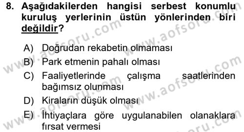 Perakende Yönetimi Dersi 2016 - 2017 Yılı 3 Ders Sınav Soruları 8. Soru