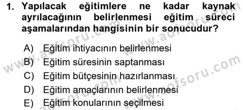 Perakende Yönetimi Dersi 2016 - 2017 Yılı (Final) Dönem Sonu Sınav Soruları 1. Soru